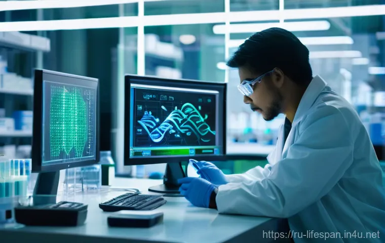 유전자와 장수 - **Prompt:** A serene, brightly lit image of a diverse group of people embodying vitality and wellnes...