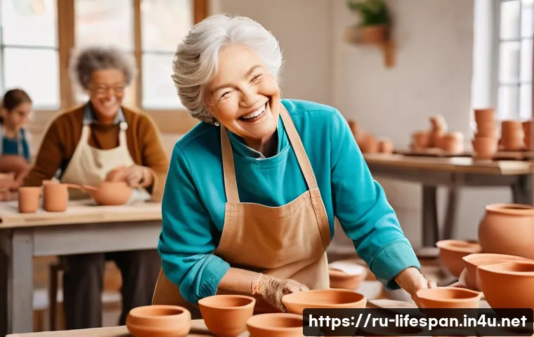 정신적 노화와 평균수명 - **A vibrant senior woman with a radiant smile, wearing a stylish pantsuit and comfortable sneakers, ...